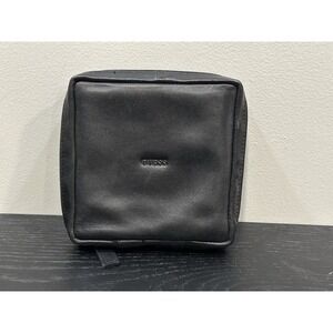 Vintage Guess Y2K 20 CD DVD Disc Holder Portable Carry Case Black EUC